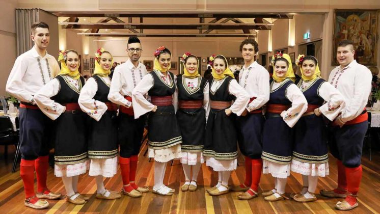 Folklorna grupa Morava pri CO Sv. Trojica u Bransviku